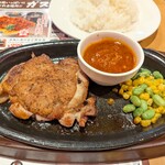 ガスト - 料理写真:ジューシー若鶏グリルガーリックソース 868円 ライス 274円