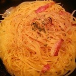釜あげスパゲッティ すぱじろう - 料理写真:カリカリベーコンのクリーミーカルボナーラ