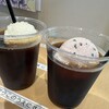 縄文アイス - ドリンク写真:コーヒーフロート550円。好きなアイスを1種類のせれます。右側が縄文アイス