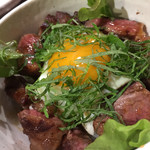 キッチンたまご亭 - 淡路玉卵牛ステーキ丼 (小)