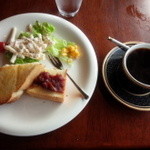 珈琲と紅茶　あるてあ - モーニングサービス　４５０円（ドリンク代のみ）