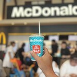 マクドナルド - ドリンク写真:マックシェイク森永ラムネ(M)クーポン使用で250円