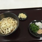 うどん屋 基蔵 - 2015/ 4  ぶっかけ温 並 薬味