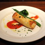 千年葡萄家 - 鮭のムースのクレープ包み