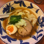 鳥そば 真屋 - 14’ふわとろ鶏ワンタン麺