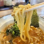 横浜家系ラーメン 龍馬家 - つけ汁からの麺｡