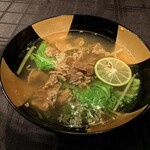 花蝶 - お椀　牛しぐれ