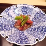 ホタルイカと本鮪のヌタ