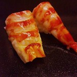 鮨 田可尾 - 車海老　甘みが溢れます（承認済み）