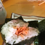 楽酔家 - しゃけと映ってないけど梅