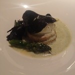 レ セゾン - 15.4グリーンアスパラ、フォアグラ