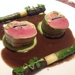 レ セゾン - 15.3仔鳩とグリーンアスパラ