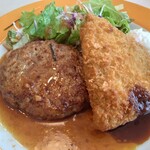 ジョナサン - ハンバーグ＆アジフライ