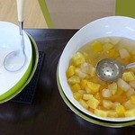 バリュー・ザ・ホテル 東松島矢本 - フルーツポンチとヨーグルト