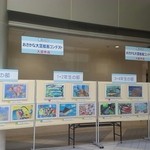 福魚食堂 - ロビーで絵画の展示がありました