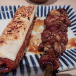 串焼とくり - チーズつくね＆せぎも