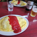 上野屋 - オムライス普通＆小