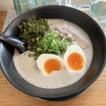 鶏泡そば 草戸ベース - 限定の鶏とんこつ魚介塩にクーポンで味玉