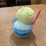 サーティワンアイスクリーム - 料理写真:ダイキュリーアイス&マスクメロン レギュラータブル760円