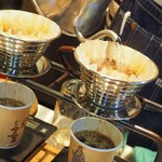 コーヒー ジュニア - 店頭でドリップとは驚き☆