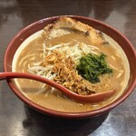 蔵deらーめん - 伊勢味噌ラーメン　チャーシュートッピング　＋　替玉