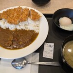 松のや - 料理写真:創業ビーフロースカツカレー半熟卵
