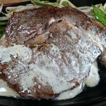 四季彩 - 2015/01/27 11:50訪問　ステーキのアップ