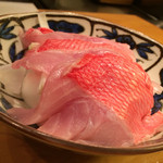 はらまさ - 金目鯛のしゃぶしゃぶ