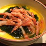 はらまさ - フォアグラの茶わん蒸し　さくら海老のせ