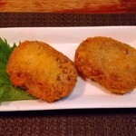 おきなわんcafeちゅらかーぎ - 紅いもコロッケ
