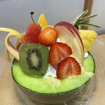 果実園リーベル - 料理写真:店舗&数量限定です。ハーフメロンパフェ
