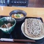 隠れ庵 - 鴨つけ汁蕎麦セット♪