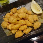 酔い処 誠 - ・アサリの唐揚げ
料理研究家リュウジさんのレシピを見てハマり、マスターに話したらメニューに入ってました。
マスター研究熱心なので、このパターン何度かあります笑
やっぱり美味いね♪酒が進む！