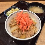 吉野家 - 料理写真:朝牛小盛つゆだく お新香セット 519円
