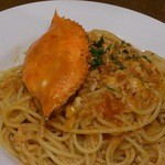 カプリチョーザ - 2015.4.18渡り蟹のトマトスパゲッティ