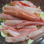 谷中 鳥よし - かにサラダ