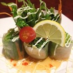 本家 しゃもじ屋 - 海老の生春巻き♪(´ε｀ )
      
      おすすめメニューやでいつもあるわけでゎない( ^ω^ )