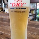 APÉRO - お酒❶アサヒスーパードライ(生ビール、アサヒビール)(税込500円)