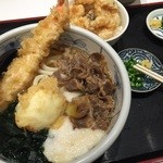 谷や - 谷やスぺシャル、ミニ小えび天丼。