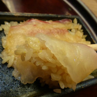 京都和久傳 - ご飯：鯛の黒寿し