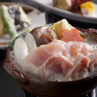 別館限定 名物 活鶏水煮(水たき)