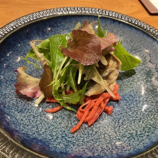 いまむら - 料理写真:金華鯖と石巻の野菜