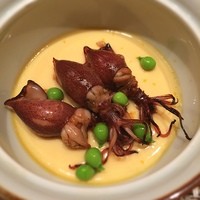 鯛良 六本木店 - 蛍烏賊の茶碗蒸し