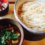 うどん山長 - みぞれ肉汁うどん