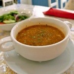 スパルタ - ムサカセットスープ＆サラダ