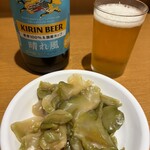 熱烈中華食堂 日高屋 - 料理写真:晴れ風520円、ザーサイ230円