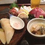 居酒屋 一味 - 刺し盛りにタケノコもお刺身で♡
春ですね〜