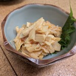 チャイニーズキッチン SAKAMOTO - 穂先メンマの発酵唐辛子和え418円