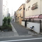 爆龍 - 右側のこの路地。