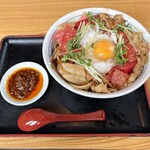 つくば麺屋こうじ - わんぱく汁なしスタミナそば　1050円税込